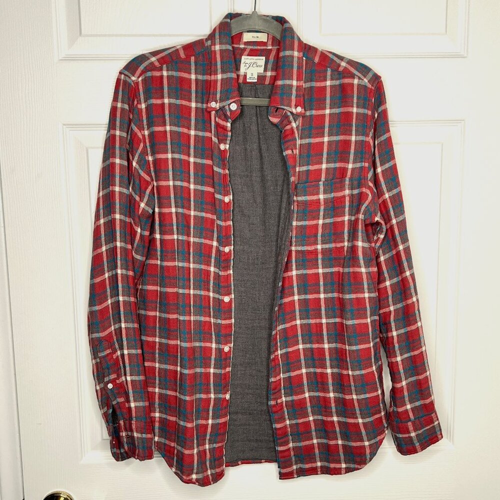 J. Crew Double Weave Button Down